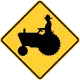 Zeichen W11-5Landwirtschaftlicher Verkehr