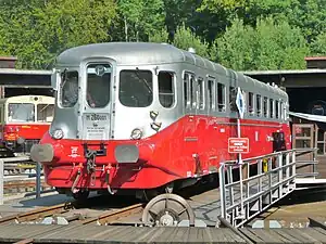 M 260 001 im Eisenbahnmuseum Lužná u Rakovníka