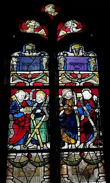 Apostelfenster in Maël-Pestivien