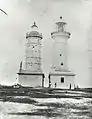 Macquarie Lighthouse, Watsons Bay (Greenway lighthouse at left)