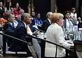 Mauricio Macri, Obama und Merkel auf dem  G20-Gipfel im September 2016