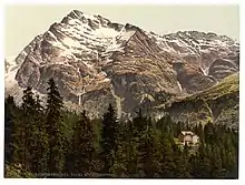 Historische Aufnahme des Hotels Maderanertal