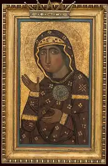 Hagiosoritissa in der Kapelle des allerheiligsten Sakraments in der Basilika Santi Bonifacio e Alessio aus dem 10./11. Jahrhundert