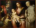 Madonna mit Kind und den Hl. Georg, Bernhard und Johannes, um 1640 (?), Accademia Ligustica di Belle Arti, Genua