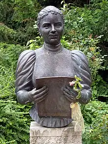 Magdalene-Pauli-Denkmal, Bronze, 2001, Bremen-St.&nbsp;Magnus