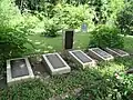 Von Lazarettfriedhof auf Westfriedhof 1974 umgebettete Soldaten