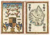Widmungsblatt und Karte von Korsika