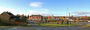 Magnor, Bahnhof und Norsk Hydro