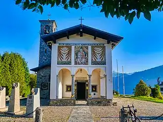 Santuario di Madonna di Ghisallo auf der Passhöhe
