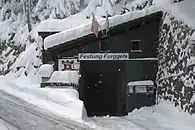 Haupteingang der Festung Furggels
