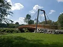 Die Mainbrücke über dem Zusammenfluss