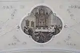 Gläubige und Priester beten vor der Hostie und dem Gnadenbild