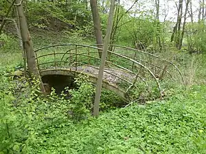Segmentbogige Betonbrücke