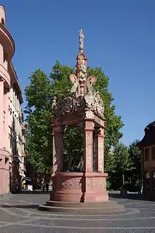 Marktbrunnen (1526), Standort: Markt