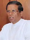 Maithripala Sirisena, Präsident von Sri&nbsp;Lanka seit dem 9. Januar 2015(SLFP)