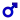Marssymbol (männlich)