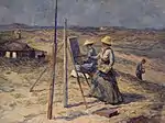 Johannes Wilhjelm: Malerinder på Skagen (1912)