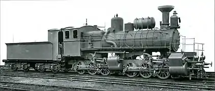 russische Mallet-Lokomotive
