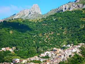 Ansicht im Frühling von Fondachelli-Fantina.