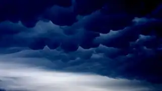 Mammatus über Pforzheim, 11. Juni 2014