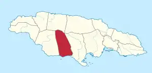 Das Parish Manchester in Jamaika