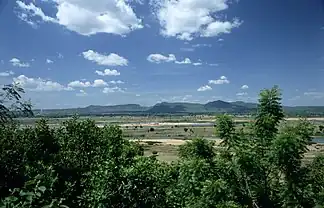 Das Mandara-Gebirge bei Yola in Nigeria