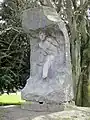 Der Mann aus der Klippe ausbricht, in Lund.