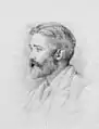 Porträt von Henry John Brinsley Manners, 8.&nbsp;Duke of Rutland, Bleistiftzeichnung, 1891