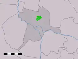 Lage von Kattenbroek in der Gemeinde Amersfoort