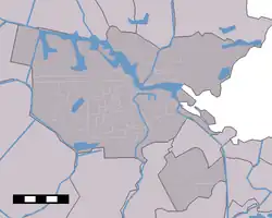 Lage des Stadtviertels Weesperbuurt-Plantage in Amsterdam