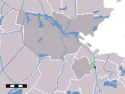 Lage des Stadtviertels Driemond in Amsterdam