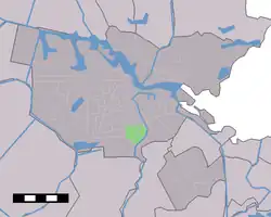 Lage des Stadtviertels Rivierenbuurt in Amsterdam