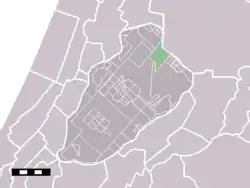 Lage von Lijnden in der Gemeinde Haarlemmermeer