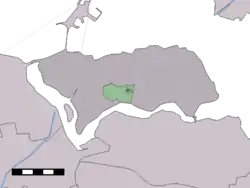 Lage von Geersdijk in der Gemeinde Noord-Beveland