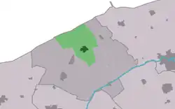 Lage von Ferwert in der Gemeinde Ferwerderadiel