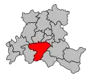 Lage des Kantons Xertigny innerhalb des Arrondissements Épinal