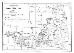 Jacksons vorläufige Karte von 1897