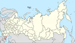 Lage innerhalb Russlands