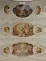 Deckenfresko im Langhaus