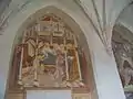 Fresko der Verkündigung des Herrn im Chorraum
