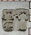 Relief des Erzengels Michael und eines weiteren Engels