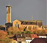 Wallfahrtskirche Mariä Himmelfahrt in der Abendsonne