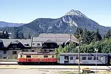 Bahnhof Gösing, Panorama mit Ötscher