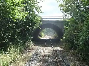 E47-Viadukt für Lollandsbanen nördlich von Maribo