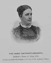 Marie Červinková-Riegrová (*&nbsp;1854)
