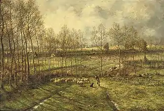 La campagne en mars