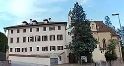 Mariengarten mit Maria-Himmelfahrts-Kirche