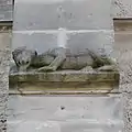 Westfassade figürliche Plastik
