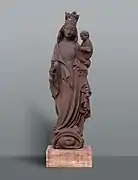 Marienstatue von der Feldseite, um 1398
