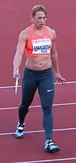 Marija Abakumowa – mit Bronze kam sie zu ihrer ersten Medaille bei einer bedeutenden internationalen Veranstaltung, nachdem ihr in den Jahren zuvor mehrere Medaillen und Titel wegen Dopingbetrugs aberkannt worden&nbsp;waren